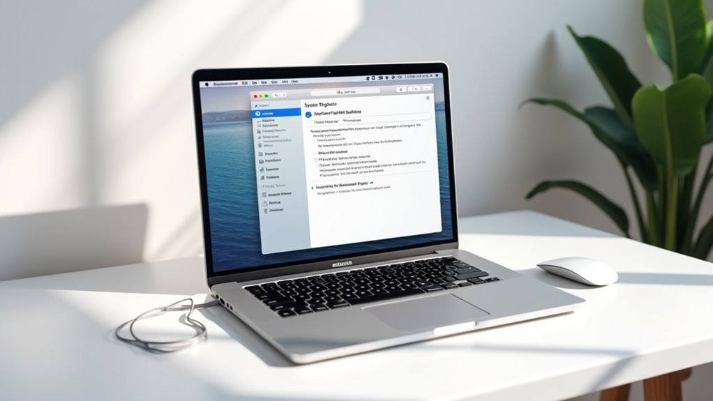 konfiguracja automatycznych aktualizacji na MacBooku