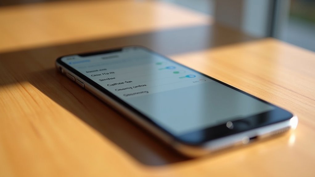 ustawienia komórkowe telefony iPhone z jedną kartą SIM