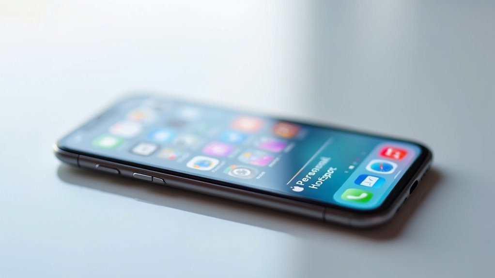 sprawdź limity hotspota w iOS