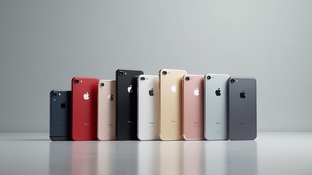 comparison of available iphone models