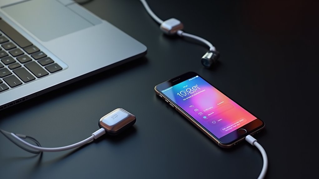 połącz przez USB lub Bluetooth