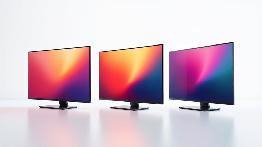 przegląd porównania technologii wyświetlania