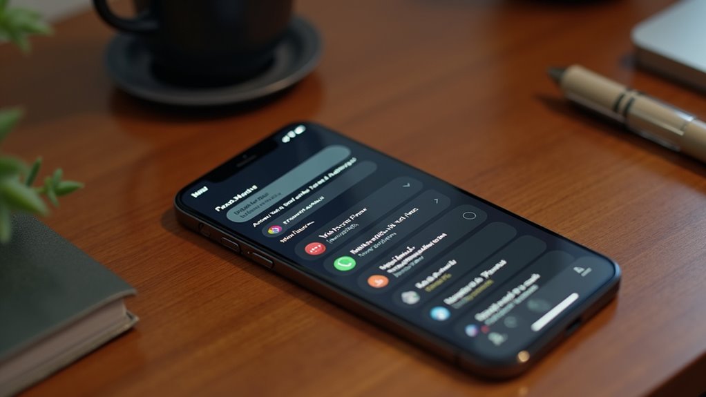 tryb koncentracji i powiadomienia