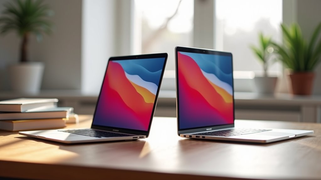m2 versus m1 comparison