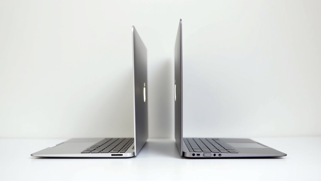 porównanie ultralekkich laptopów Apple