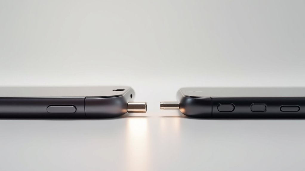 porównanie łączności usb c i lightning