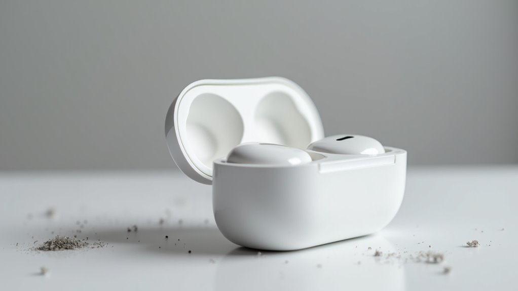 czyszczenie etui ładującego AirPods z zanieczyszczeń