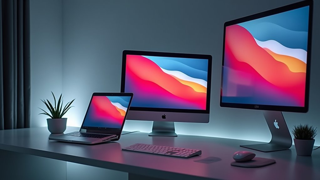podłączanie dwóch zewnętrznych monitorów do MacBook Air
