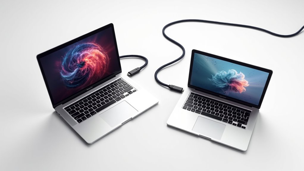 bezpośrednie szybkie połączenie równorzędne Thunderbolt