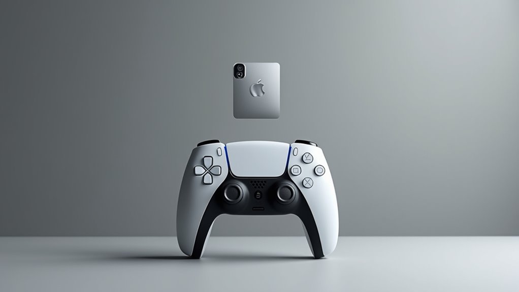 dualsense błyszczy w grach na Apple TV