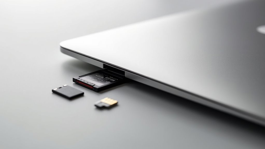 rozszerz pamięć macbook za pomocą kart sd microsd