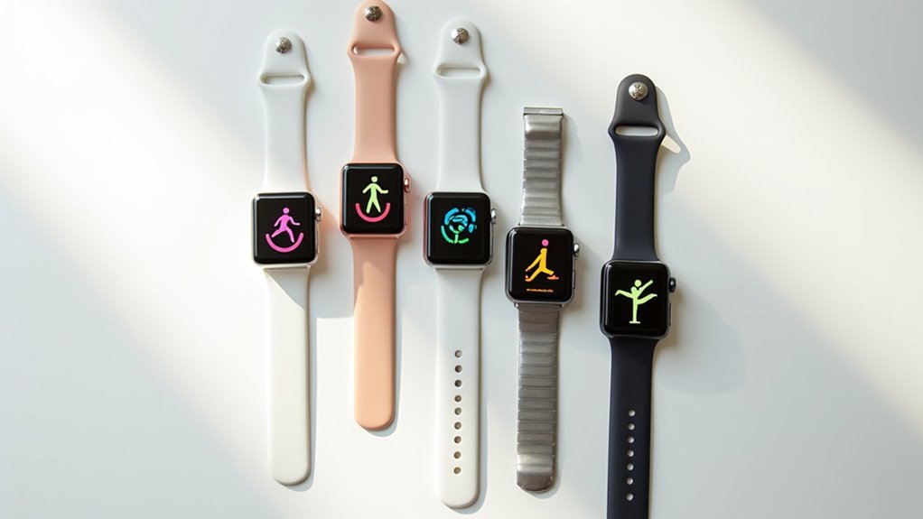 rodzinny wyścig fitness na Apple Watch