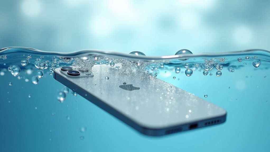 iphone utonął w słonej wodzie