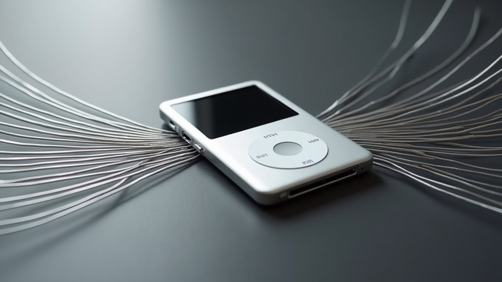 przenośny cyfrowy rewolucyjny odtwarzacz muzyki ipod