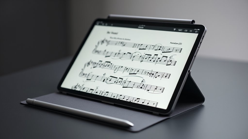 większy iPad na nuty