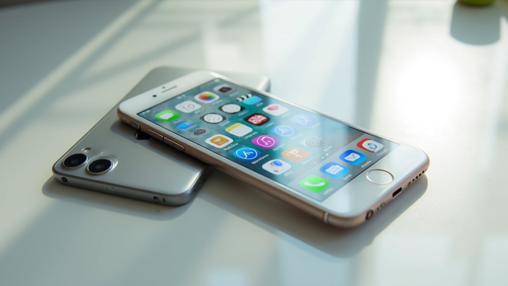 minimalistyczne sanktuarium skupione na iPhonie