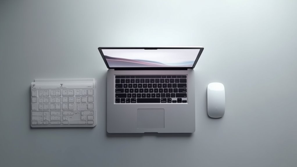 minimalistyczny mac jako wizualna kotwica