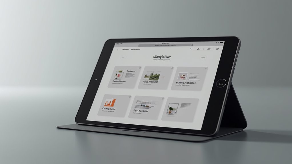 organizuj sekcje portfolio w sposób przejrzysty