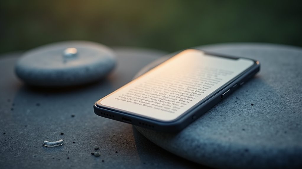 czytanie e-booków na iPhonie zapobieganie zmęczeniu oczu