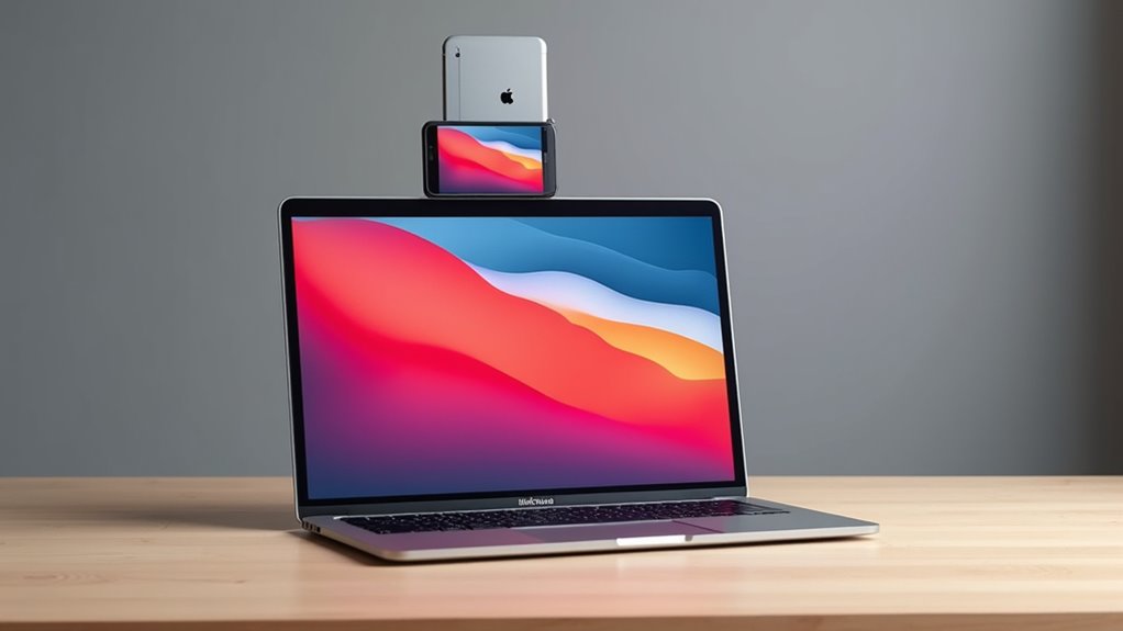 prezentacja screen mirroring iPhone na Mac