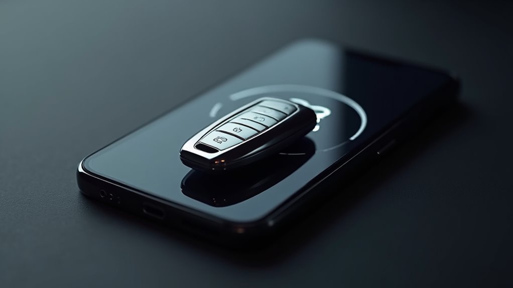 zabezpiecz kluczyk samochodowy przez iPhone z biometrycznym zdalnym wyłączaniem