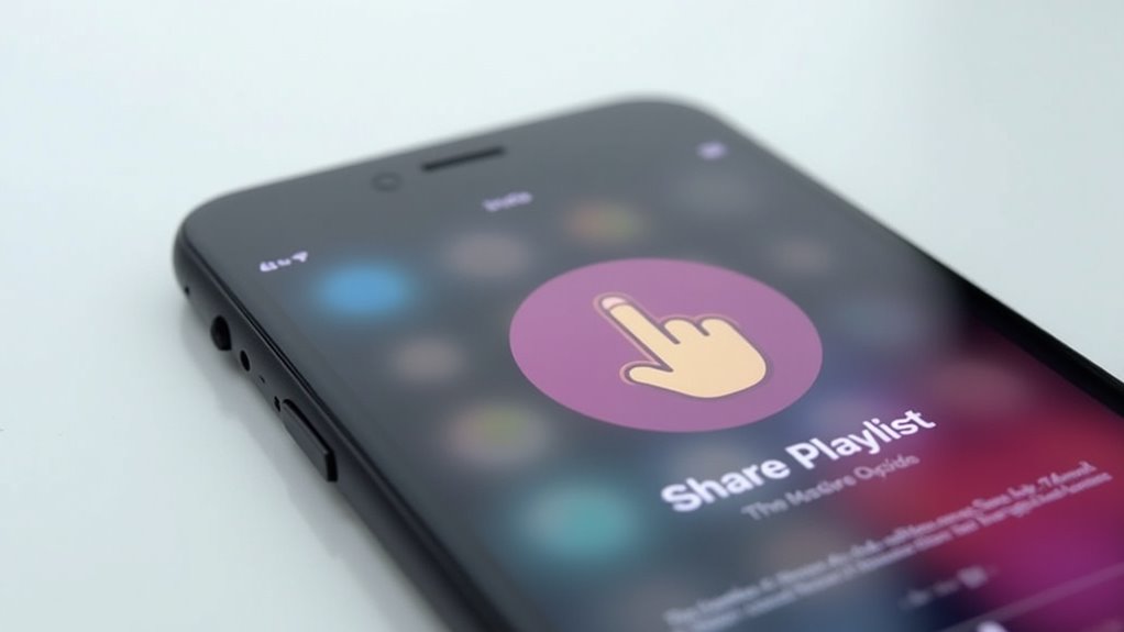 udostępnij playlistę przez bezpośredni link