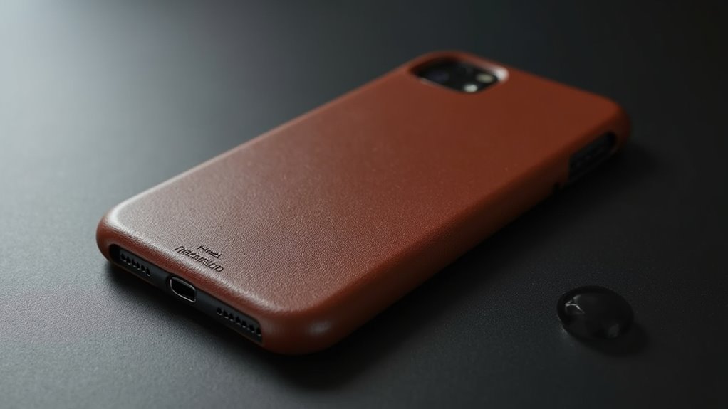 ukierunkowane usuwanie trudnych plam ze skórzanego etui