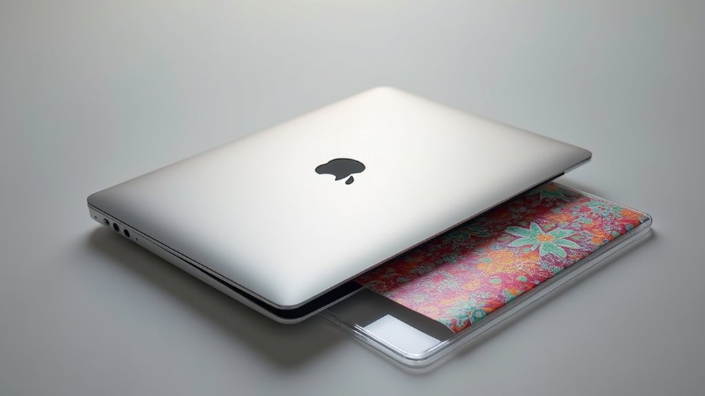 cienkie tanie naklejki na macbooka
