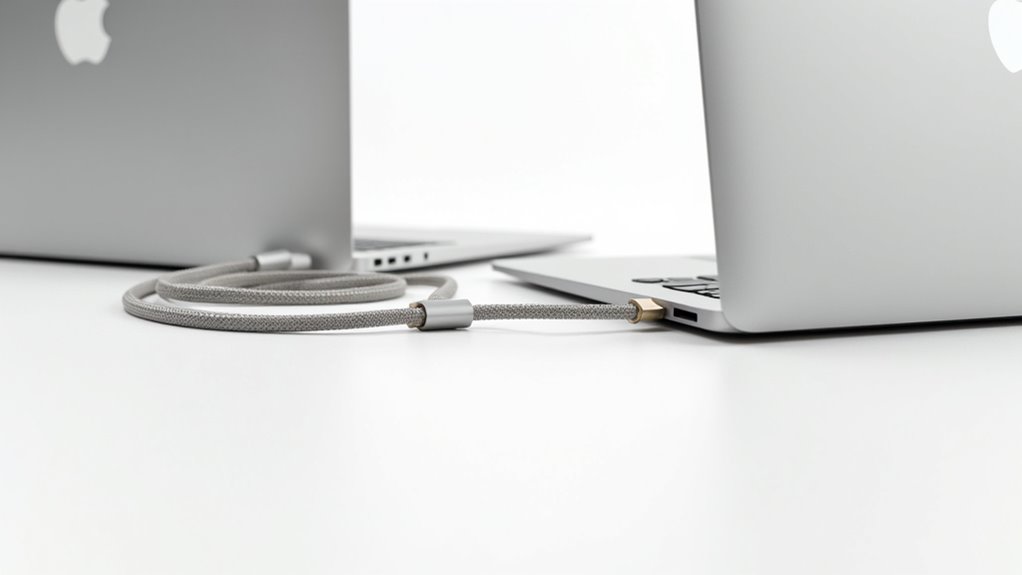 połączenie Thunderbolt 3 lub 4 bezpośrednio z Mac