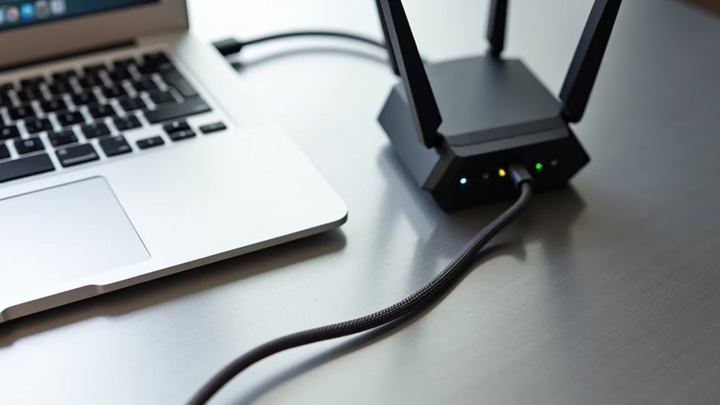 konfiguracja VLAN na sieciach MacBook